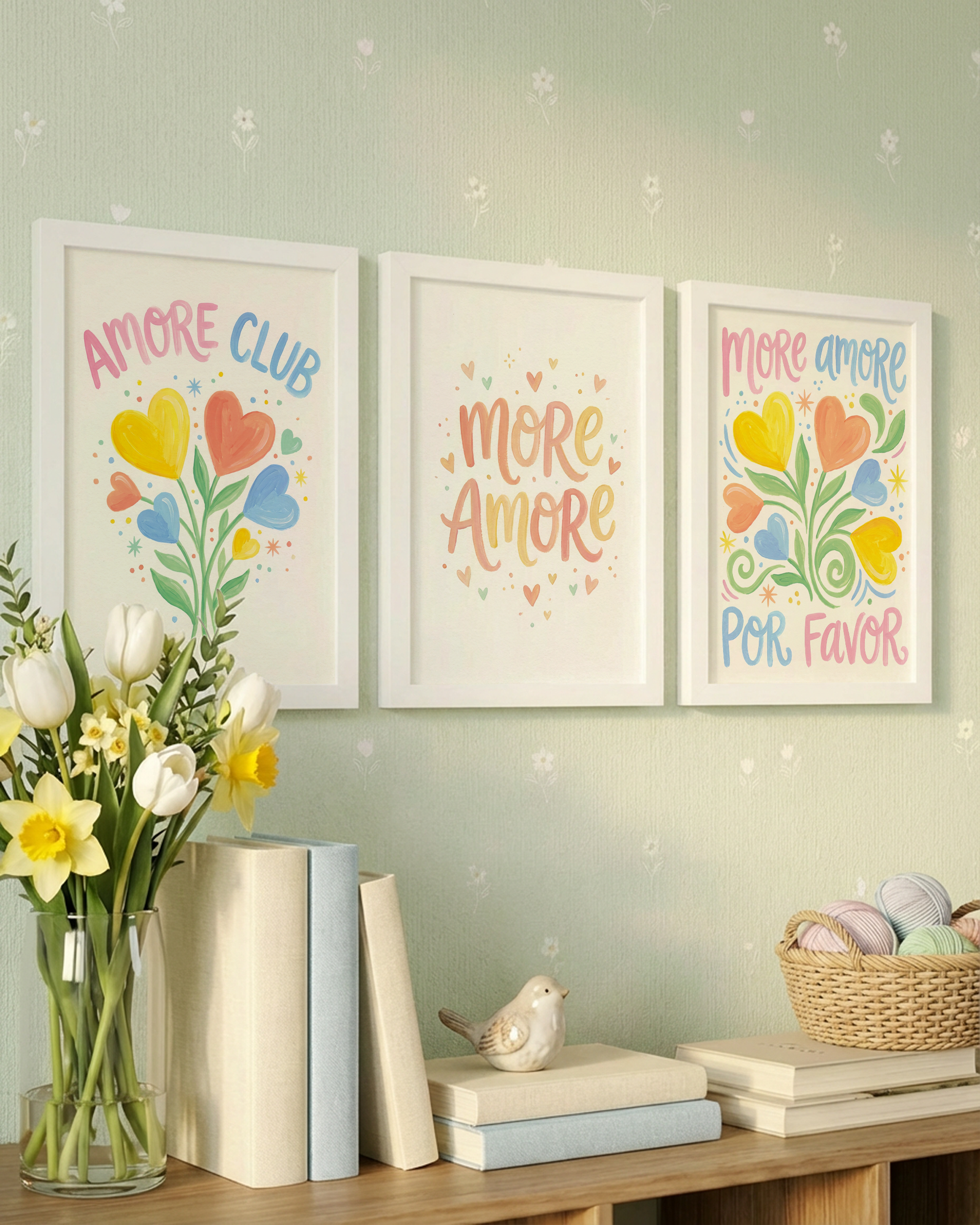 More Amore Typografie Poster