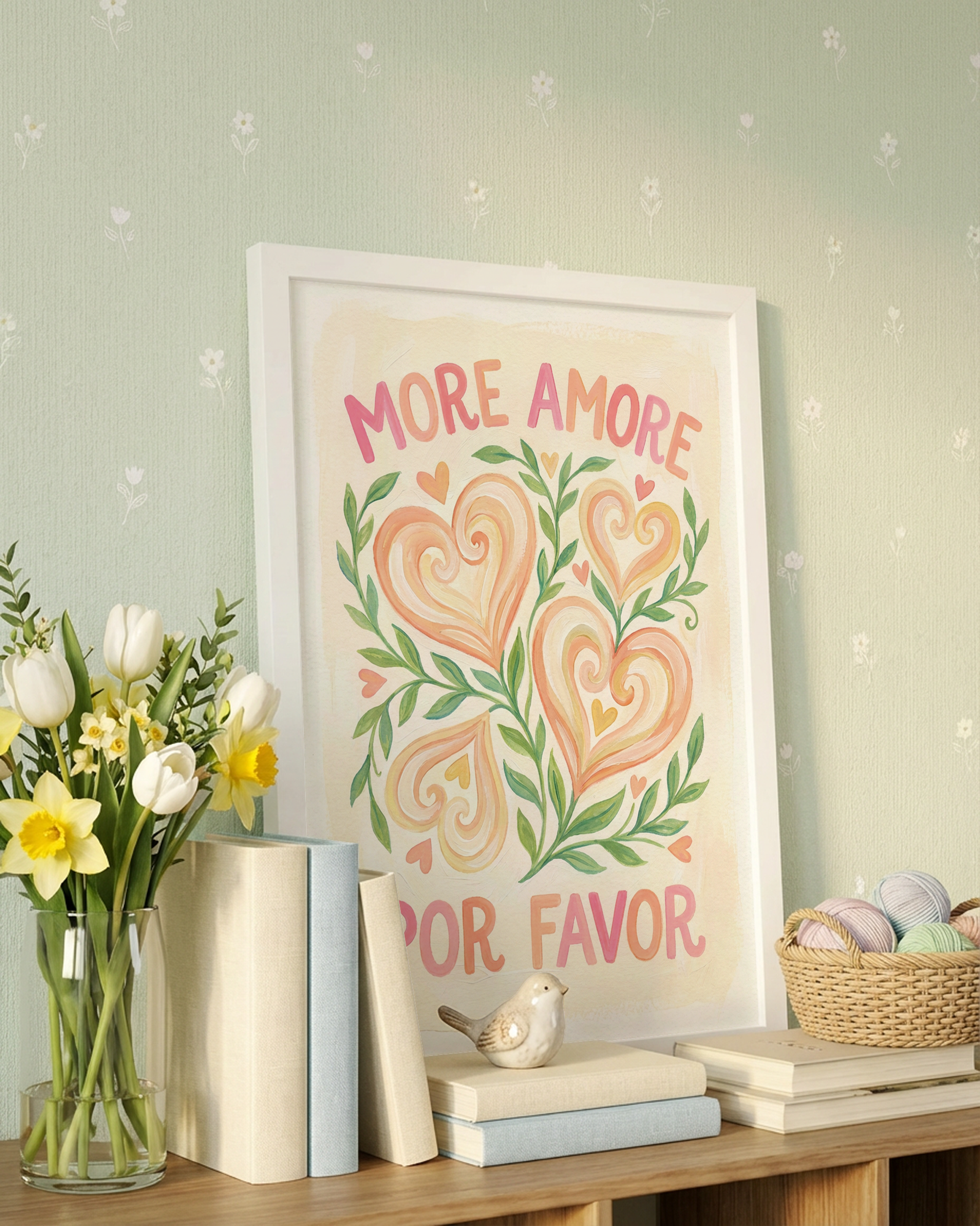 More Amore Por Favor Herzranken Poster