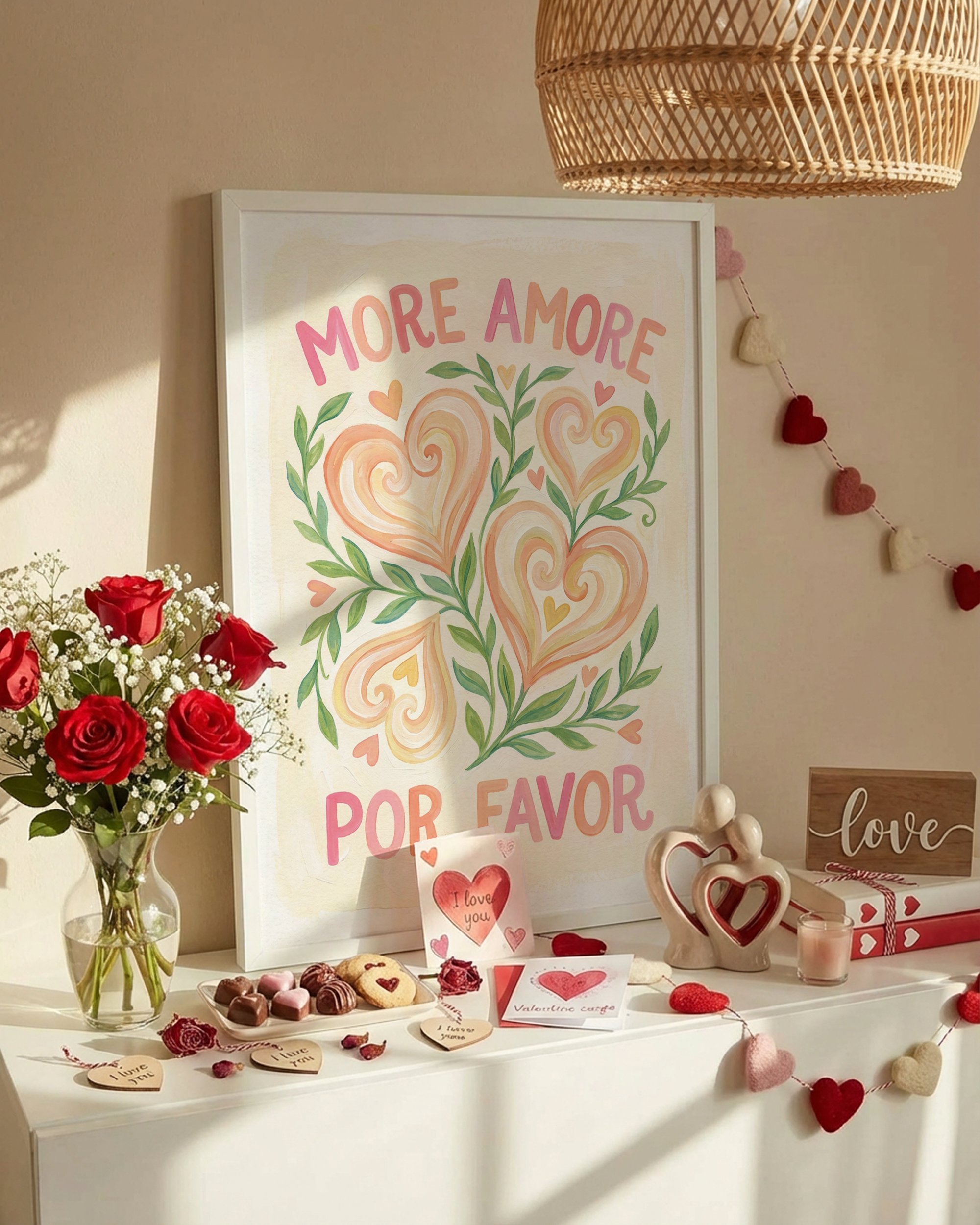 More Amore Por Favor Herzranken Poster