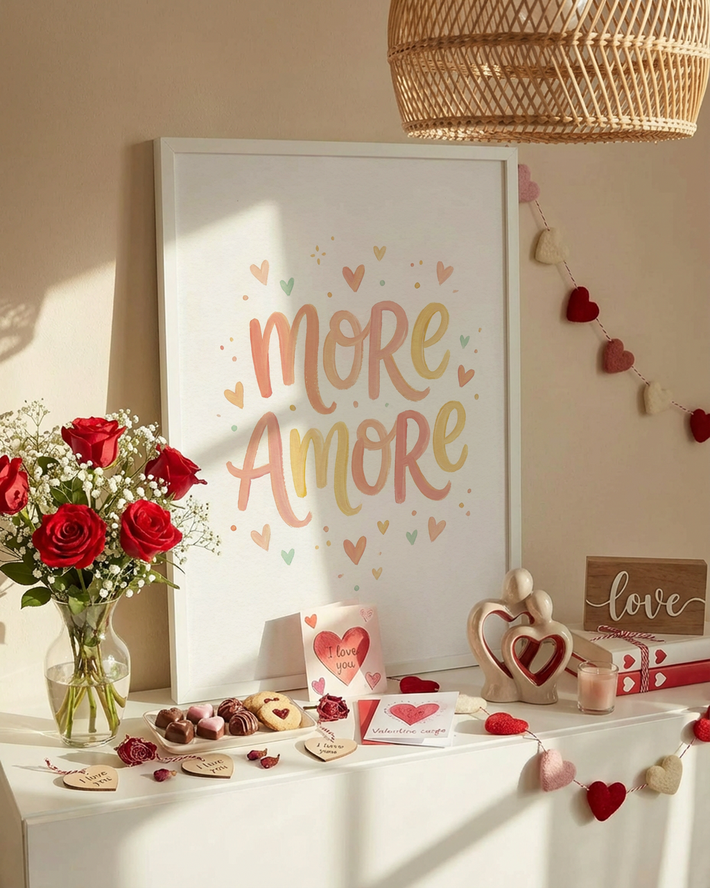 More Amore Typografie Poster