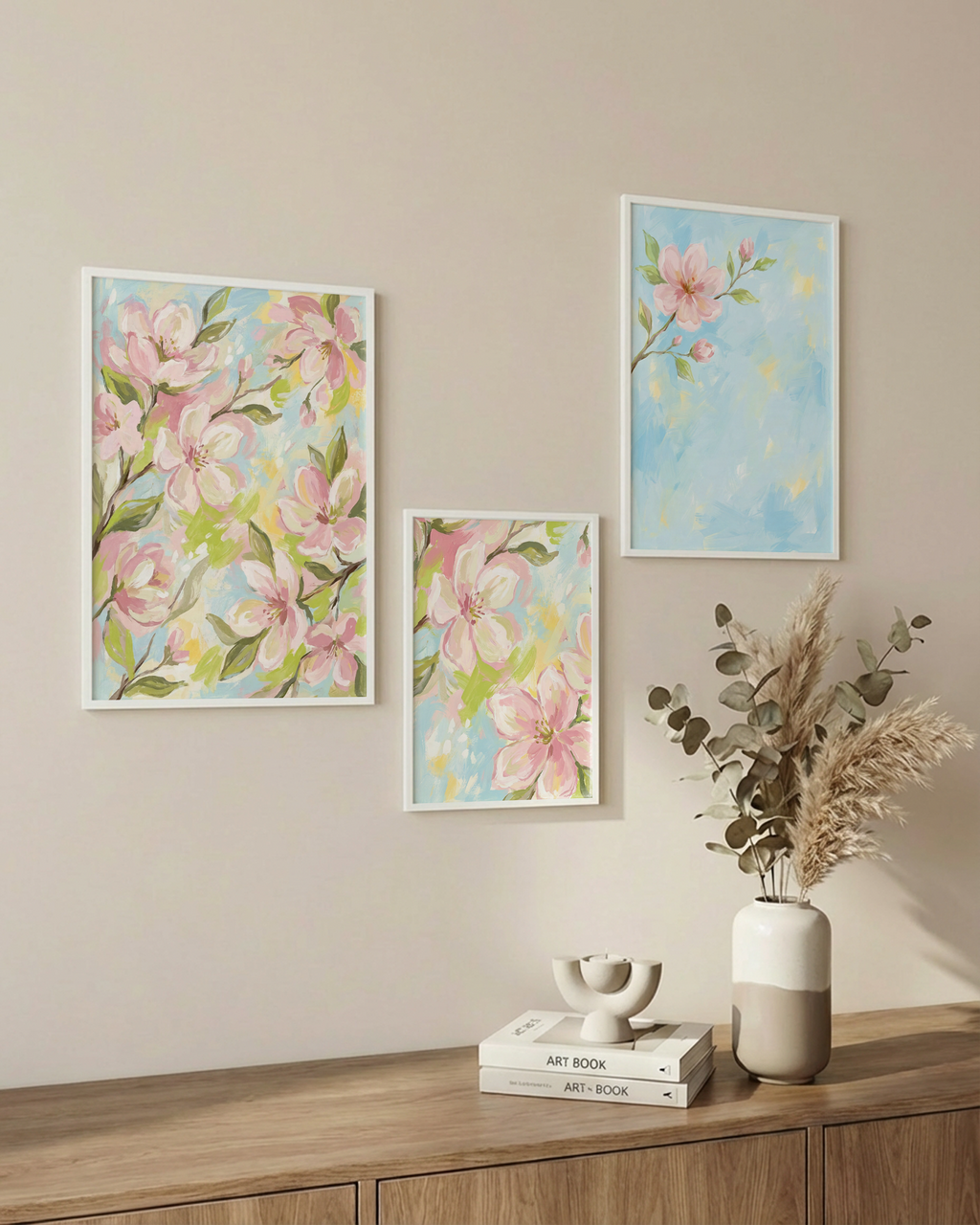 Bundle – Kirschblüten Frühlingsvibes (3er-Set Poster)