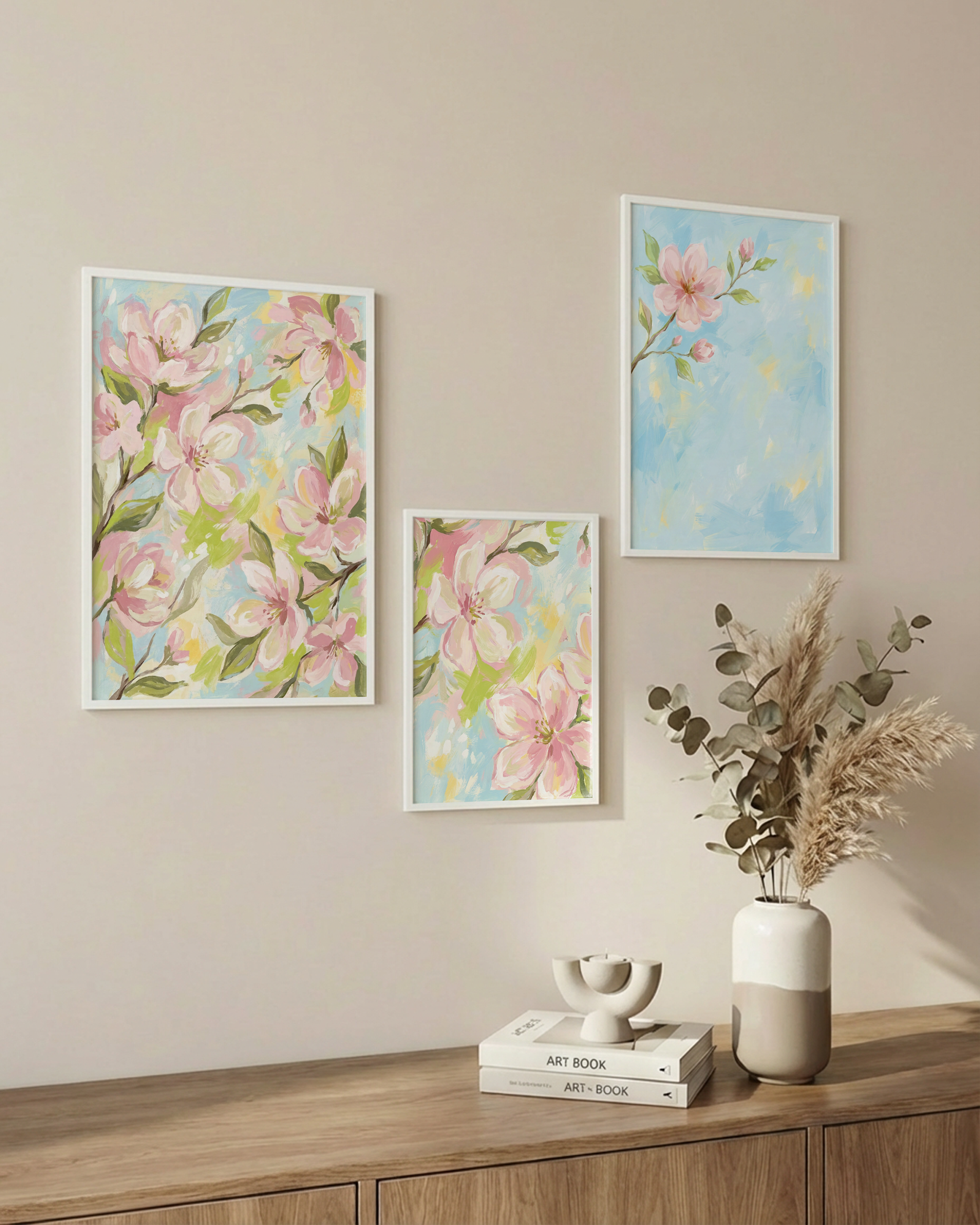 Bundle – Kirschblüten Frühlingsvibes (3er-Set Poster)