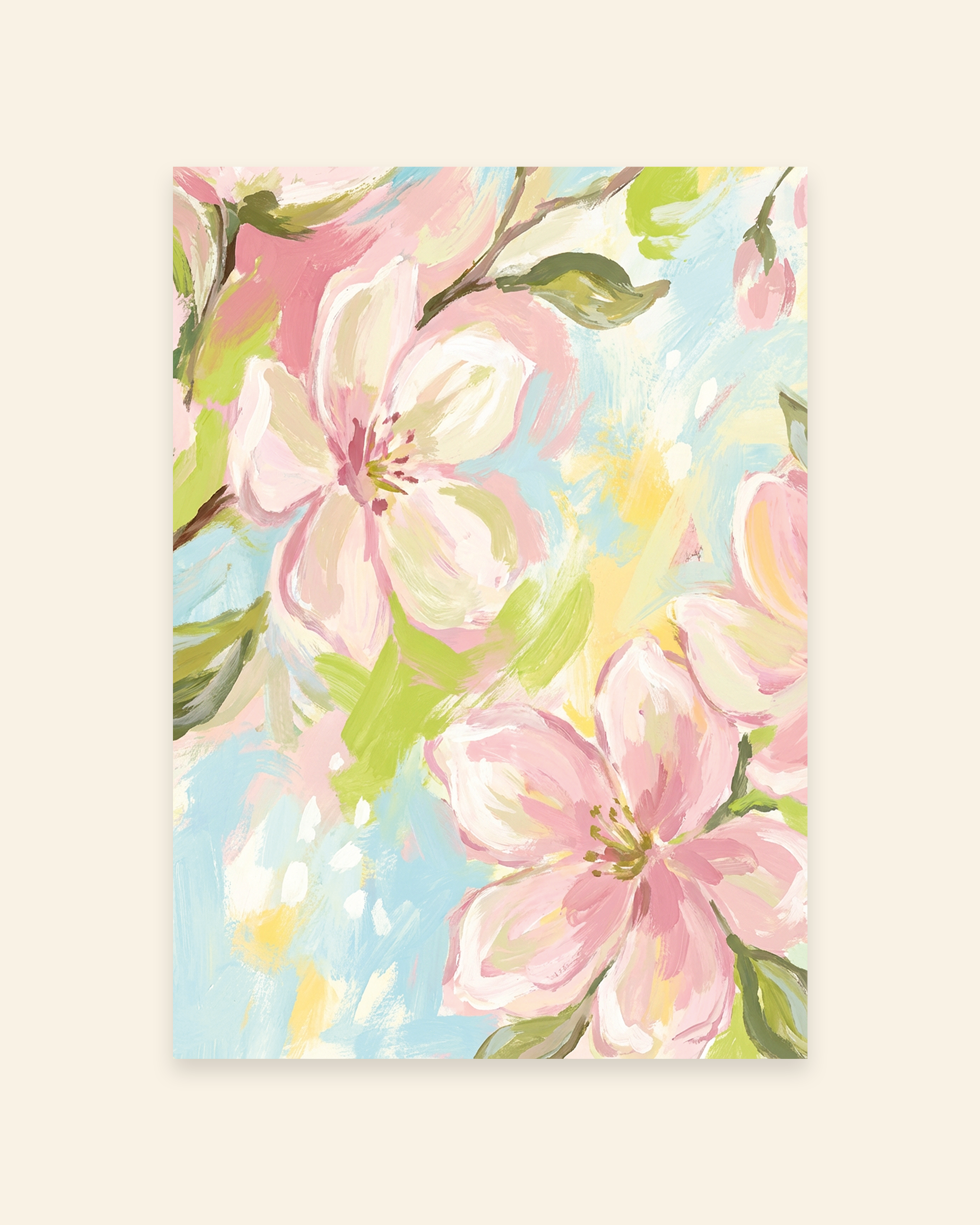 Kirschblüten Close-up Poster