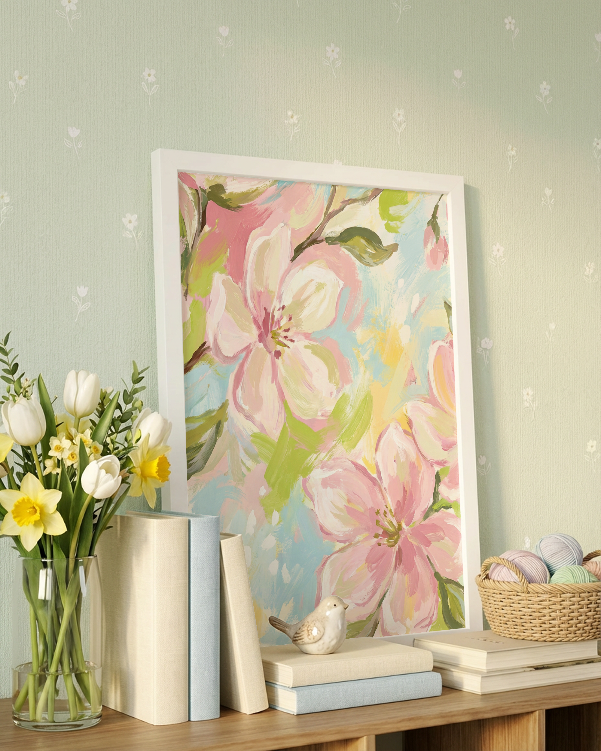 Kirschblüten Close-up Poster