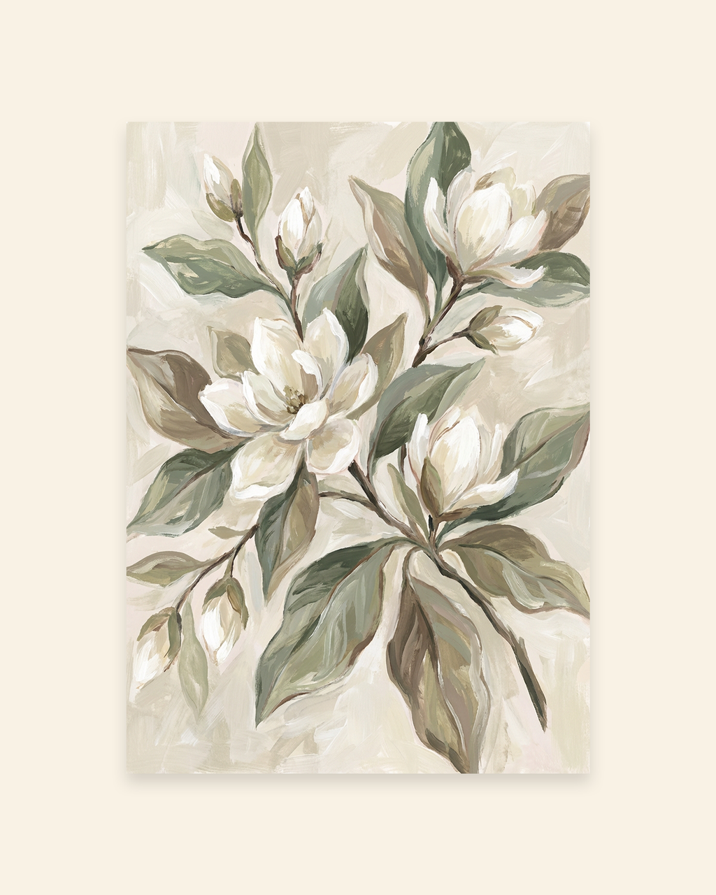 Bundle – Magnolie in Naturtönen (3er-Set Poster)